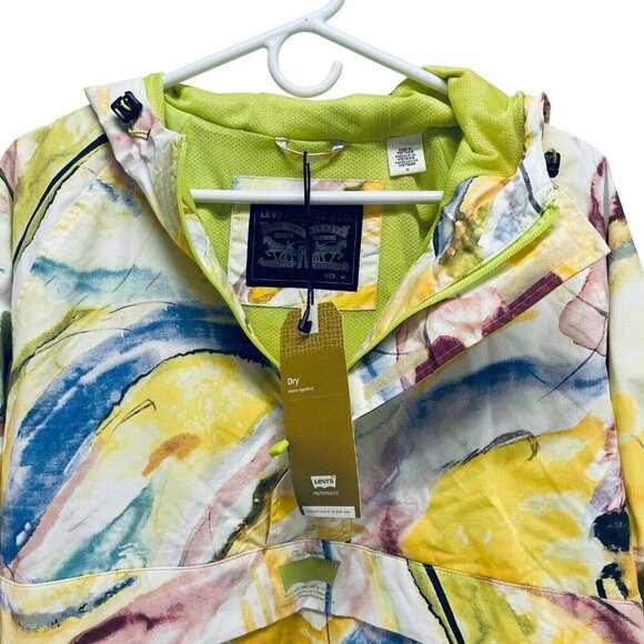 LEVI'S STOCKTON ANORAK Jackets Men’s Dry Water Repellent Multicolor Size M New - Picture 9 of 13